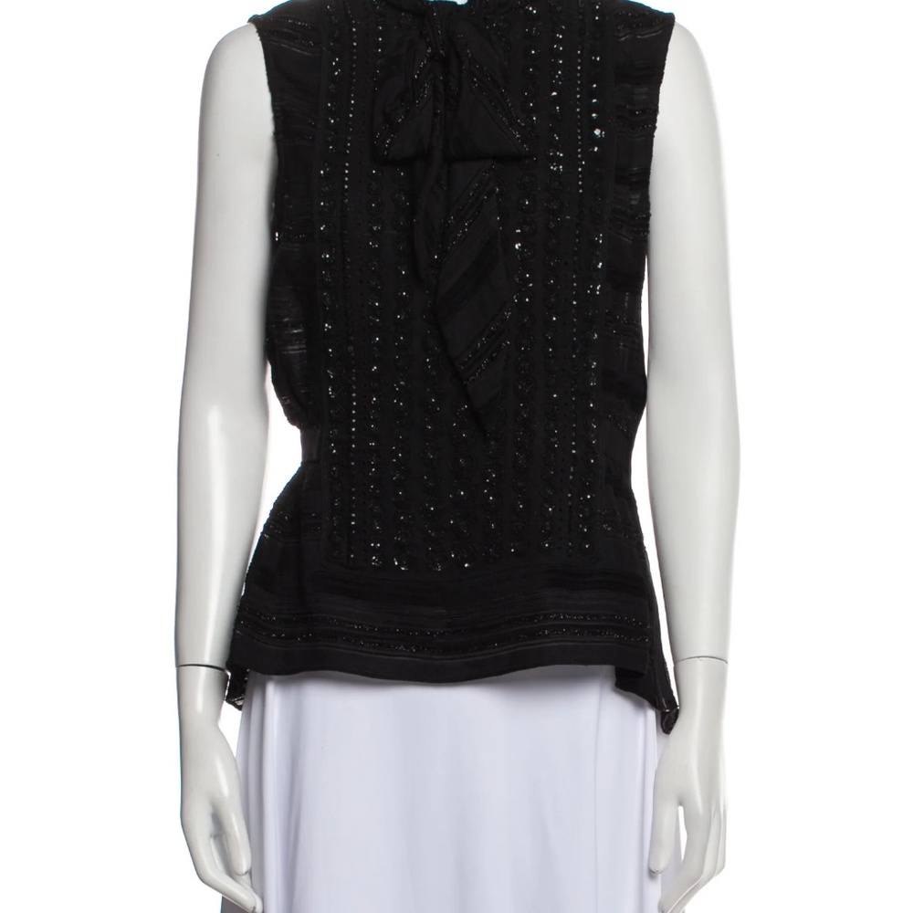 Chris Benz sequinned top